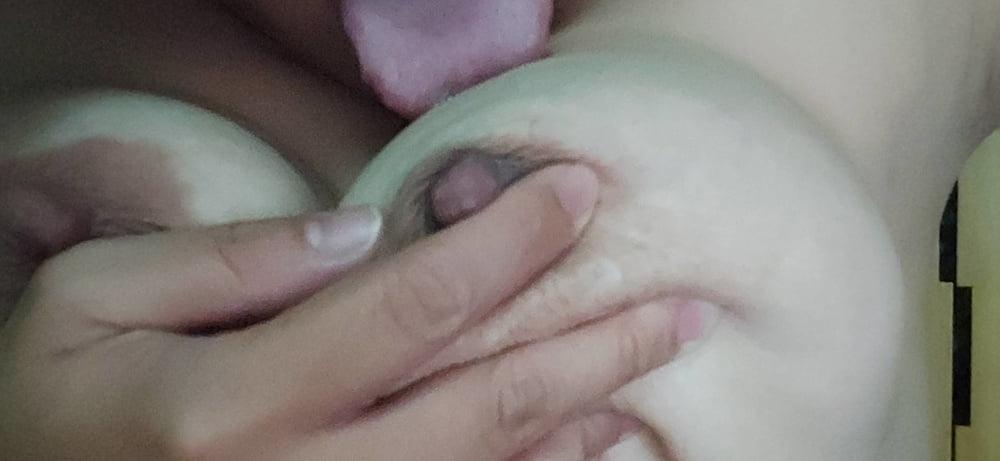 25P Wife's big boobs and wet pussy