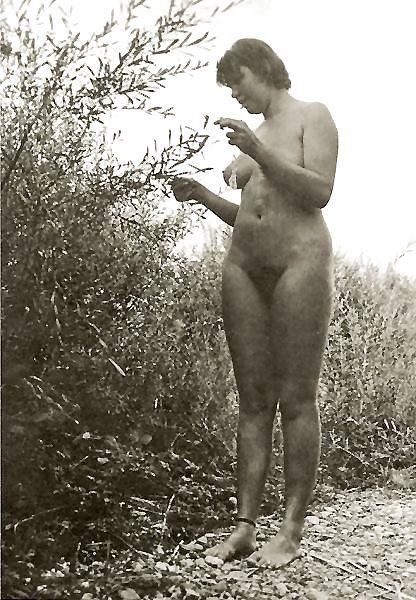25P Nudists Naturists Public Outdoor Flash - Black And White 2