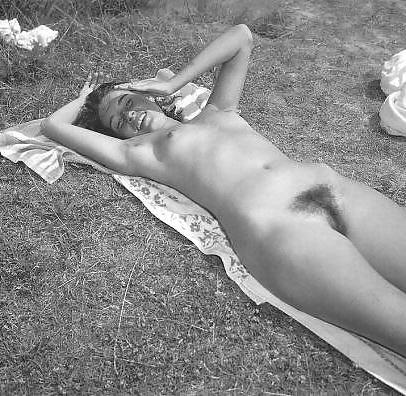 25P Nudists Naturists Public Outdoor Flash - Black And White 2
