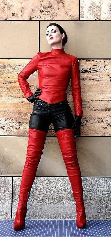 25P Red Leather Top 2 - by Redbull18