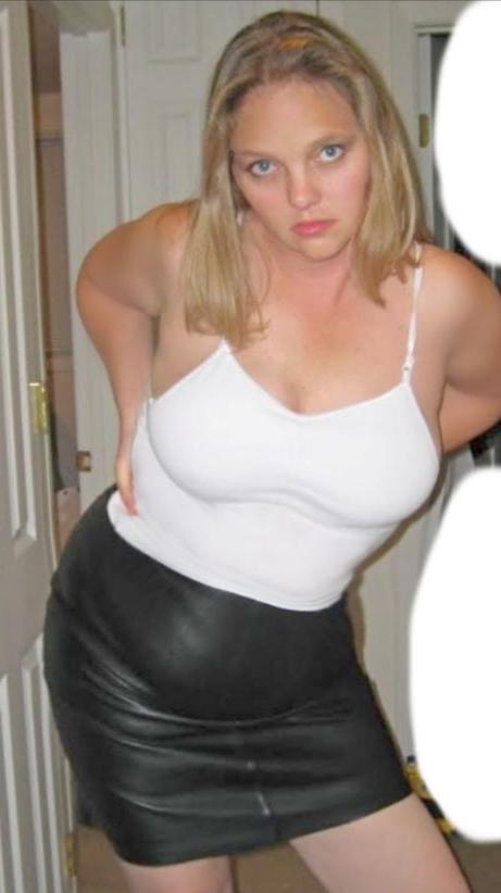 13P leather skirt jen