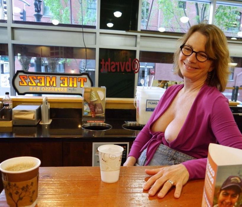 25P Sexy dress, see-through and downblouse 4