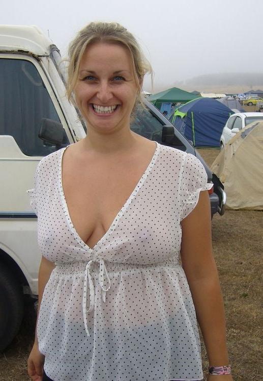25P Sexy dress, see-through and downblouse 4