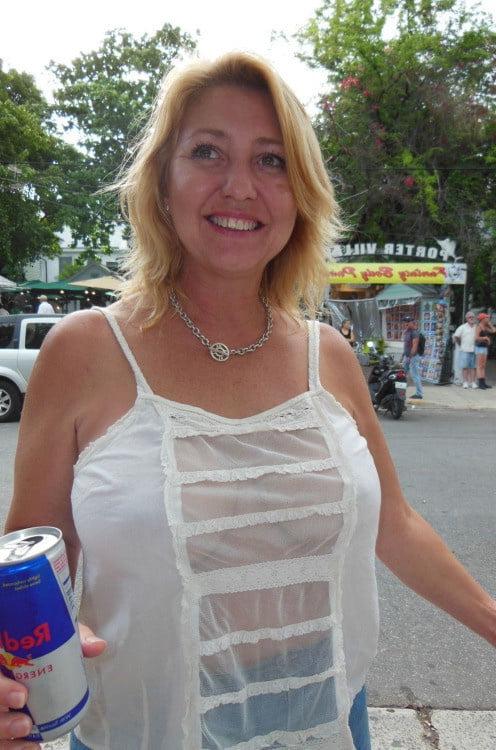 25P Sexy dress, see-through and downblouse 2