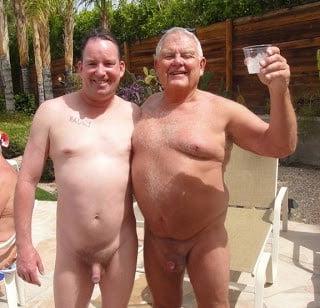 22P 2 OLD MAN AND VERY SMALL COCK AND BEACH