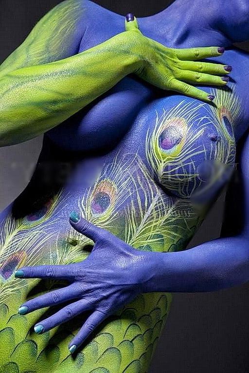 25P Bodypaint Sexy-Hot Nude Babes (Best-Of Compilation)_1