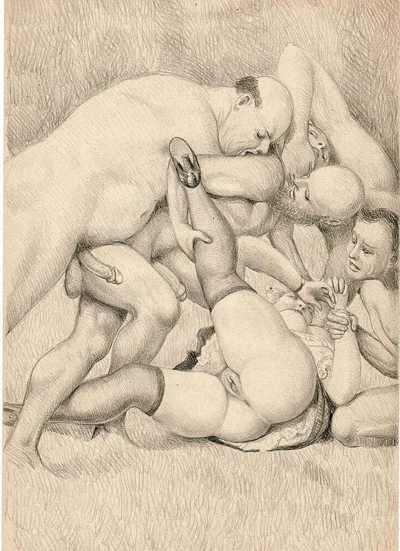 25P Porn Drawings (Old and Young) - 6
