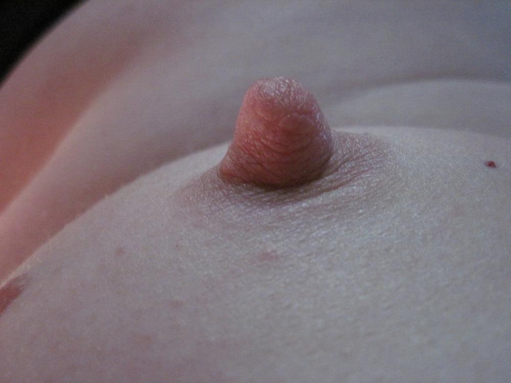 25P My Wife's lovely hard nipples and tiny tits