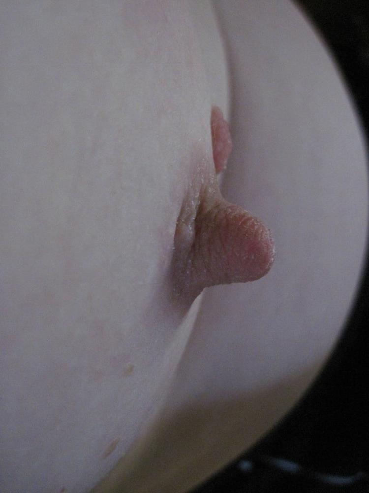 25P My Wife's lovely hard nipples and tiny tits