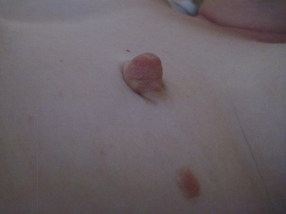 25P My Wife's lovely hard nipples and tiny tits