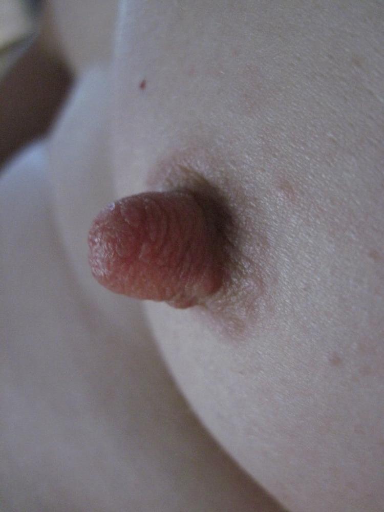 25P My Wife's lovely hard nipples and tiny tits