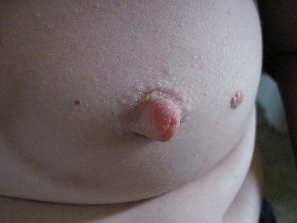 25P My Wife's lovely hard nipples and tiny tits
