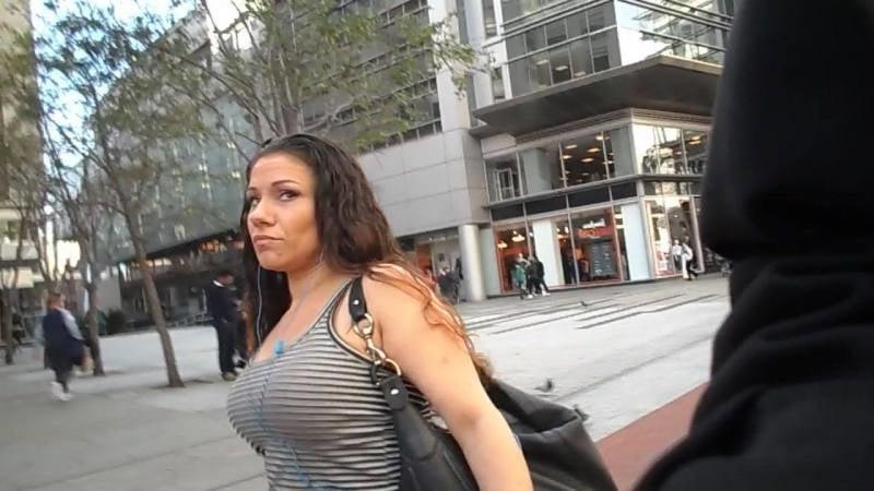 5P Striped Tank Top Beauty (Boob Cam 30) Appreciation