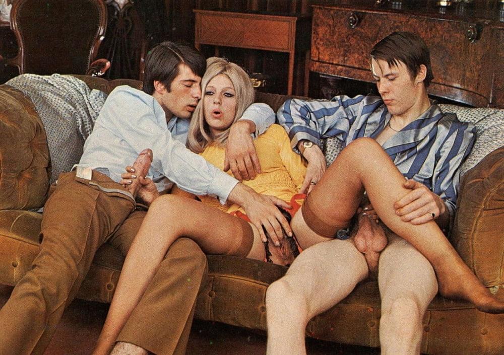 25P Susan retro beauty in hot lingerie fucked by 2