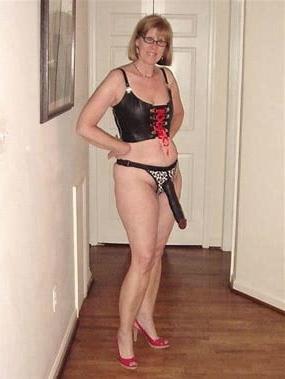 9P Women wearing strap-on