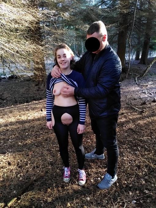 13P Naomi Shotter - public breeding by old man