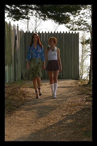 25P Redhead lesbians
