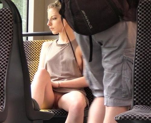 25P Oops, no panties 5