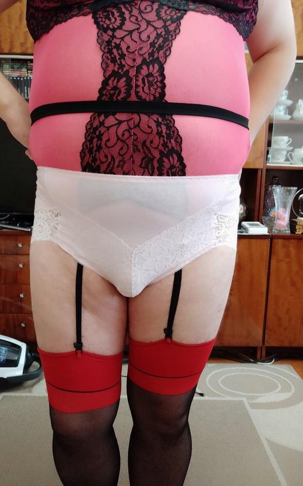 20P my new sexy pink corset p1