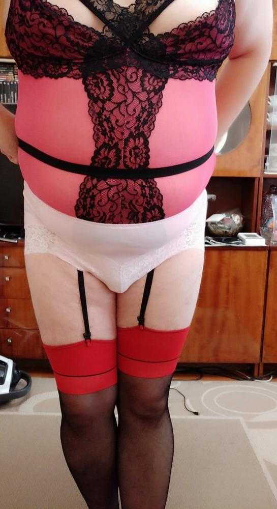 20P my new sexy pink corset p1