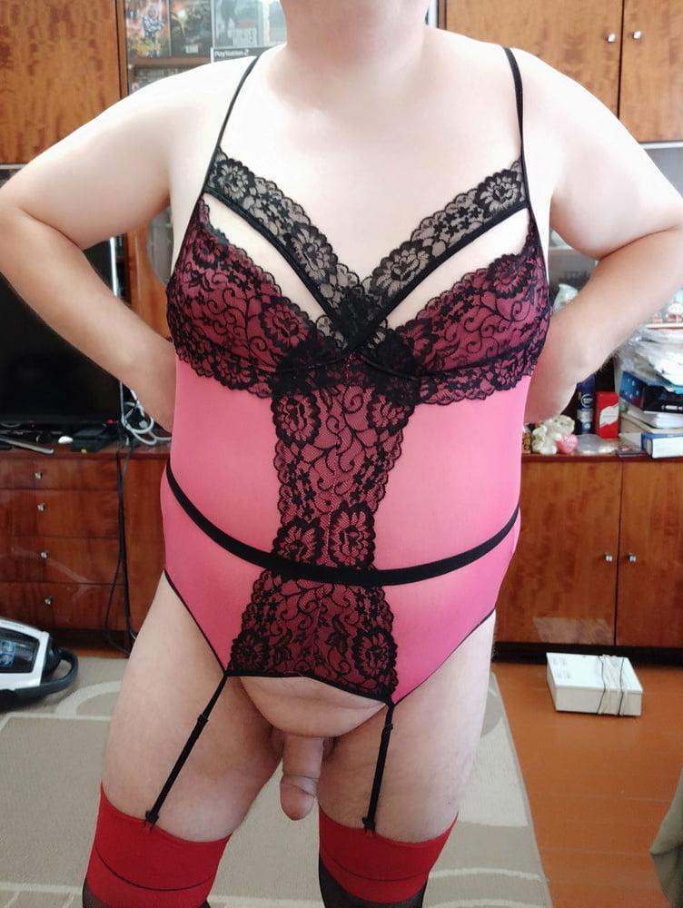 20P my new sexy pink corset p1