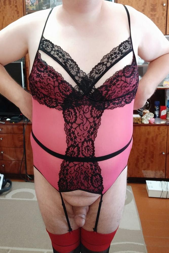 20P my new sexy pink corset p1