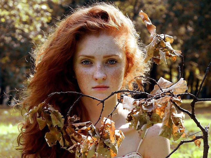 25P The Beauty Of Redheads & Freckles