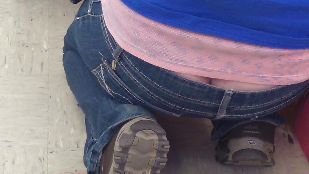 25P Ass & Butt in tight Blue Jeans looking fine 