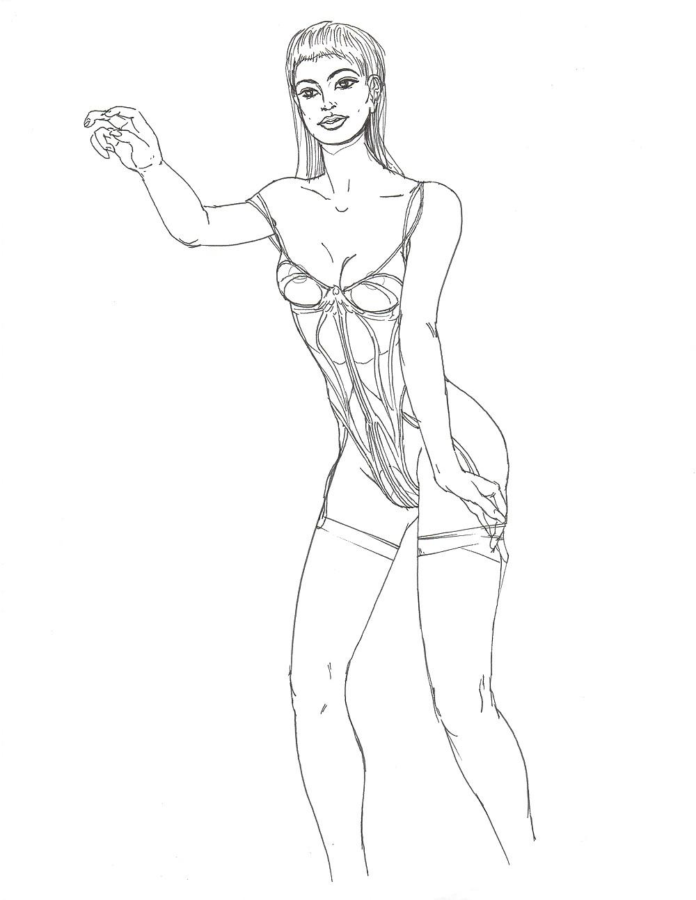 25P Horny Artist Porn Drawings