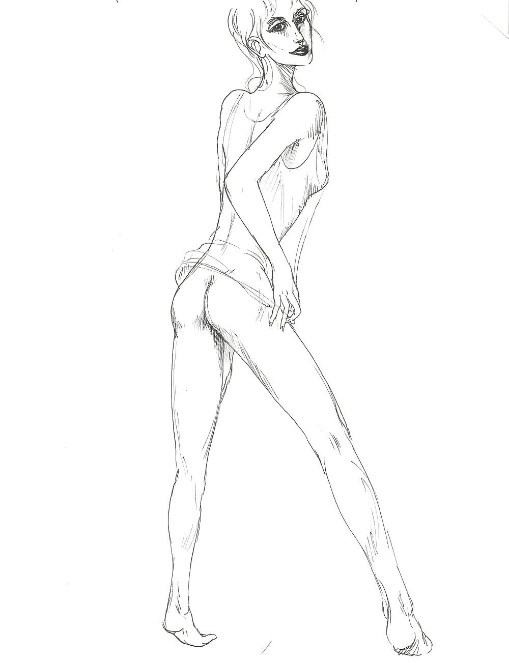 25P Horny Artist Porn Drawings