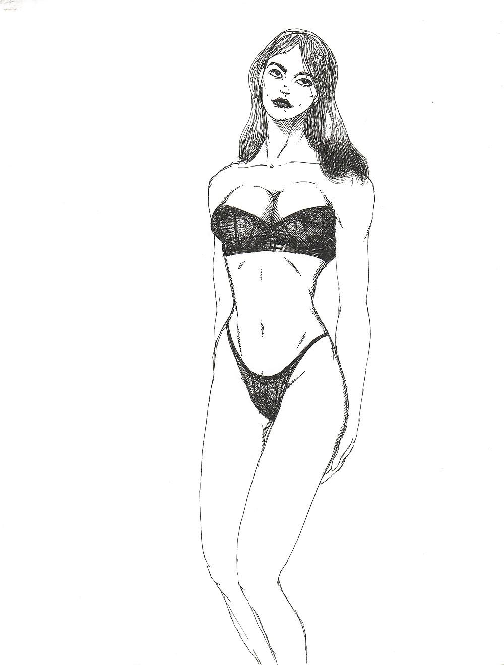 25P Horny Artist Porn Drawings