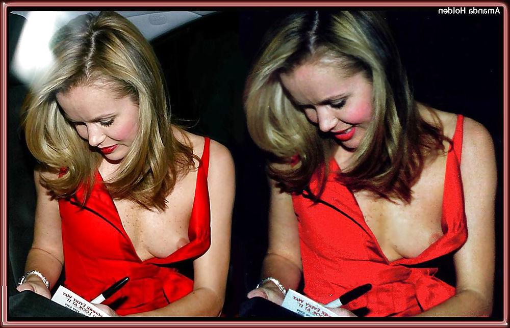 10P Celebs downblouse