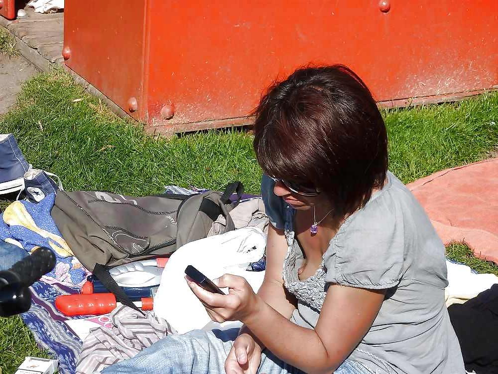 20P Downblouse and Nipple Slip 1