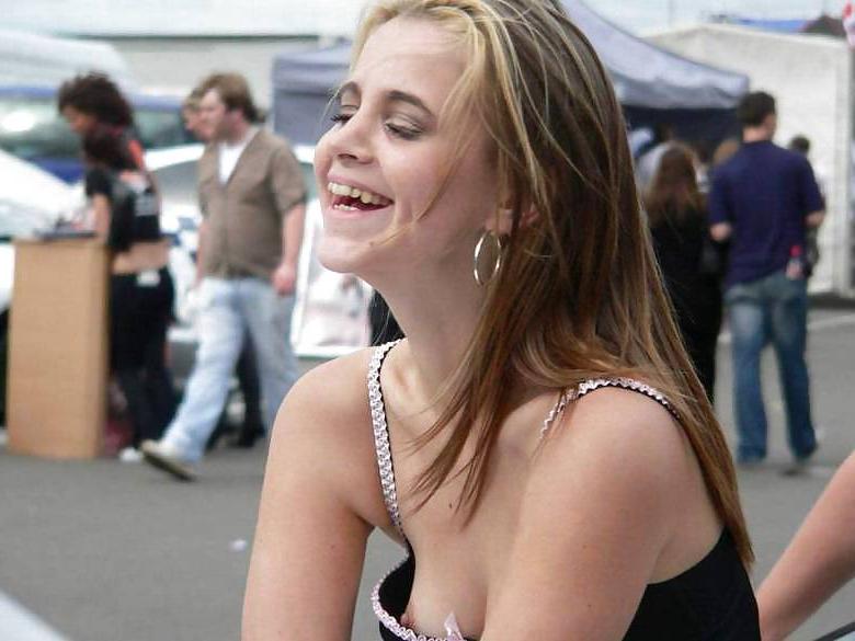 20P Downblouse and Nipple Slip 1
