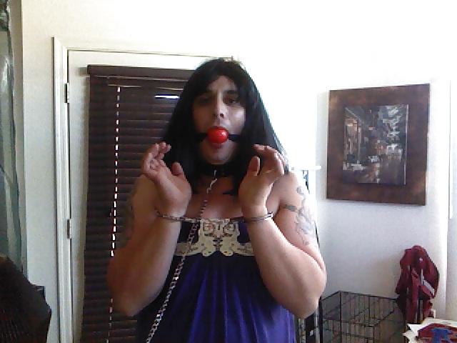 8P Self-Bondage Sissy TGirl