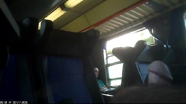 25P Public msturbation 1 - train