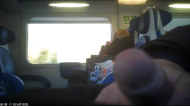 25P Public msturbation 1 - train