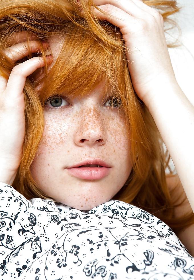 13P The Beauty of Natural Redhead Teen