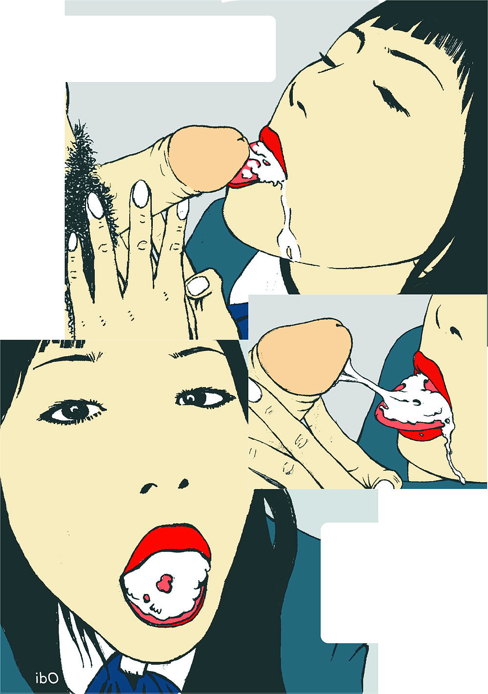 7P COMIC: SPERMA IN DEN MUND MAYURA HOSHITSUKI