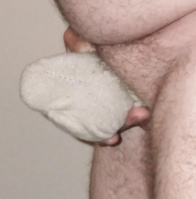24P Me and my little cock, big gut and man boobs!