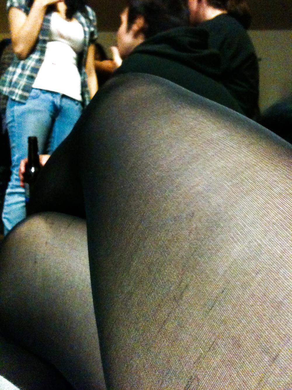 25P Pantyhose at halloween party