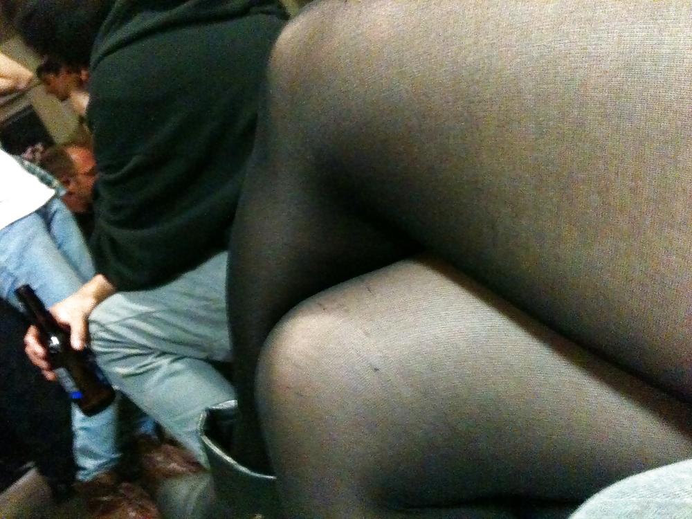25P Pantyhose at halloween party