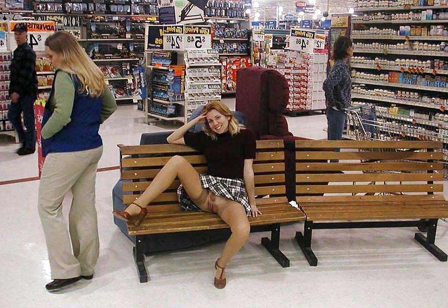 25P Sluts upskirt and nude on benches 2