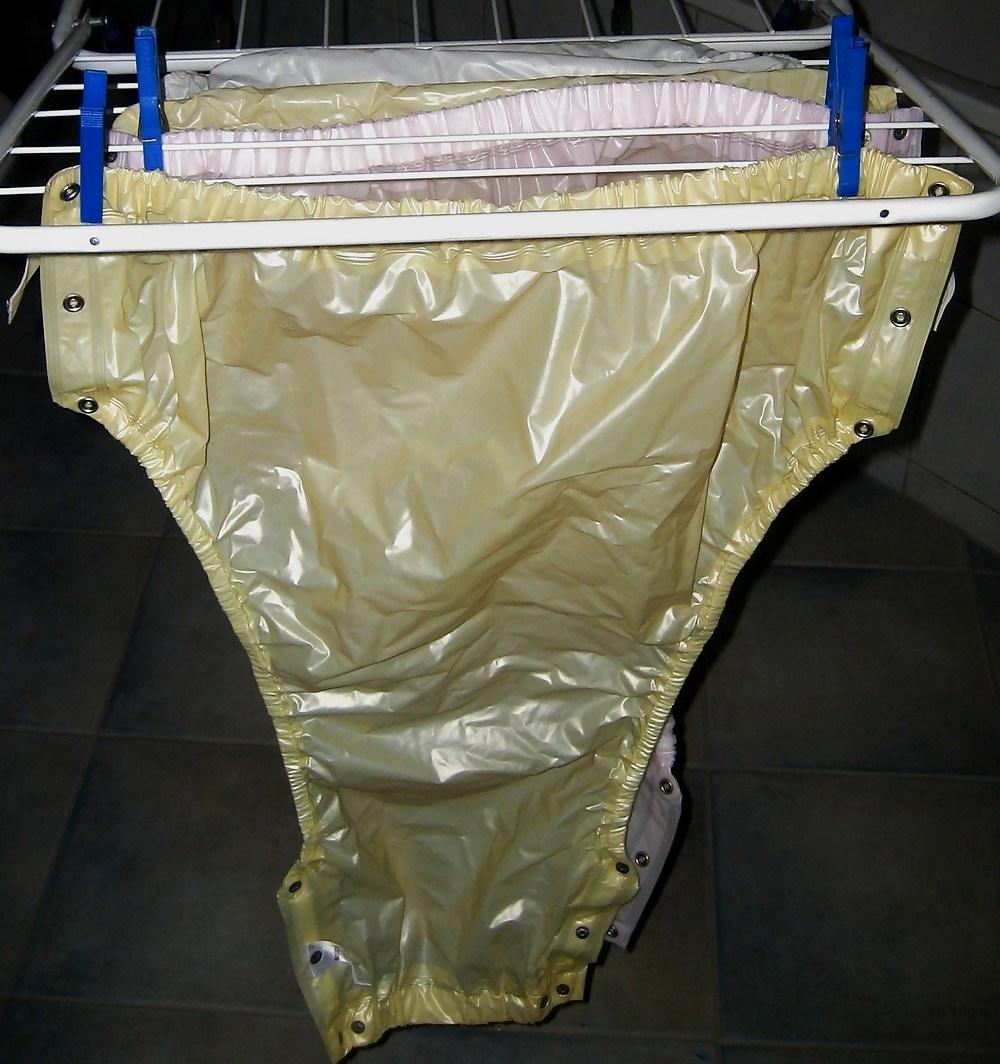 7P Gummihose plastic pants
