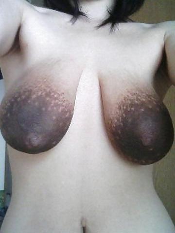15P The Beauty of Huge Amateur Areola and Nipples