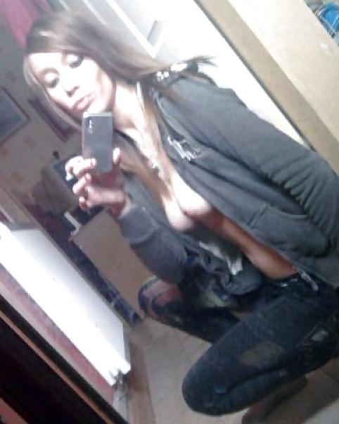 17P Blonde Nice Boobs Self Taken
