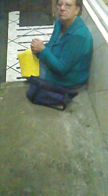 21P Grandmother in rainy night
