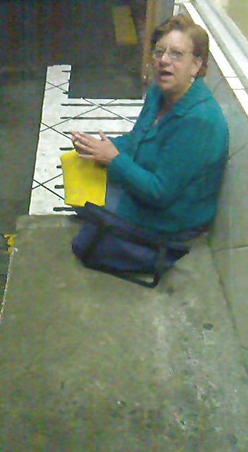 21P Grandmother in rainy night