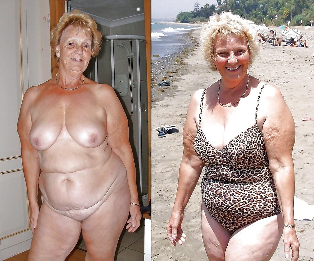 22P With and without clothes - mature ladies.