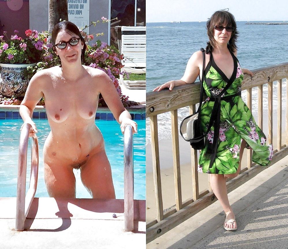 22P With and without clothes - mature ladies.